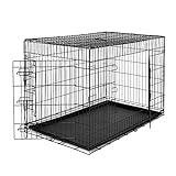lionto Hundetransportkäfig Tiertransportbox Hundebox Größe (XXXL) 122x75x81 cm